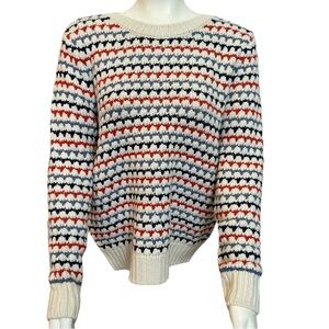 NWT Striped Knit Sweater - Multicolor Red White Blue St. John’s Bay lightweight